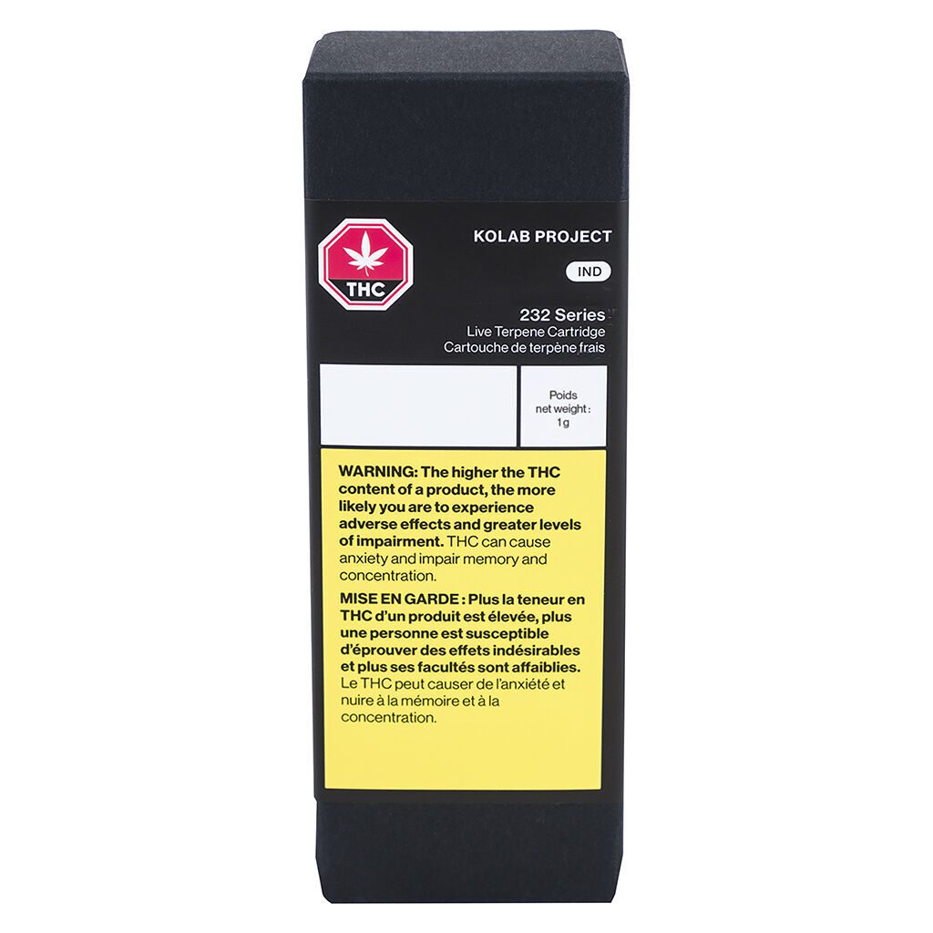 232 Series Slurricane 1g <br>Indica <br>86.0% - Image 2