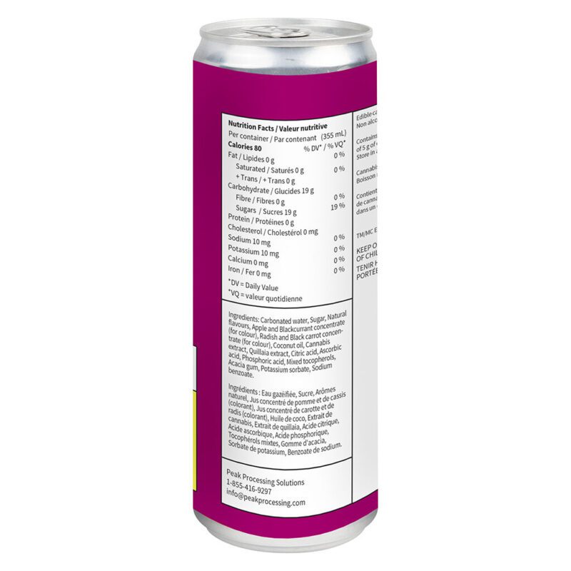 Cranberry Ginger Ale <br>355ml <br>10mg