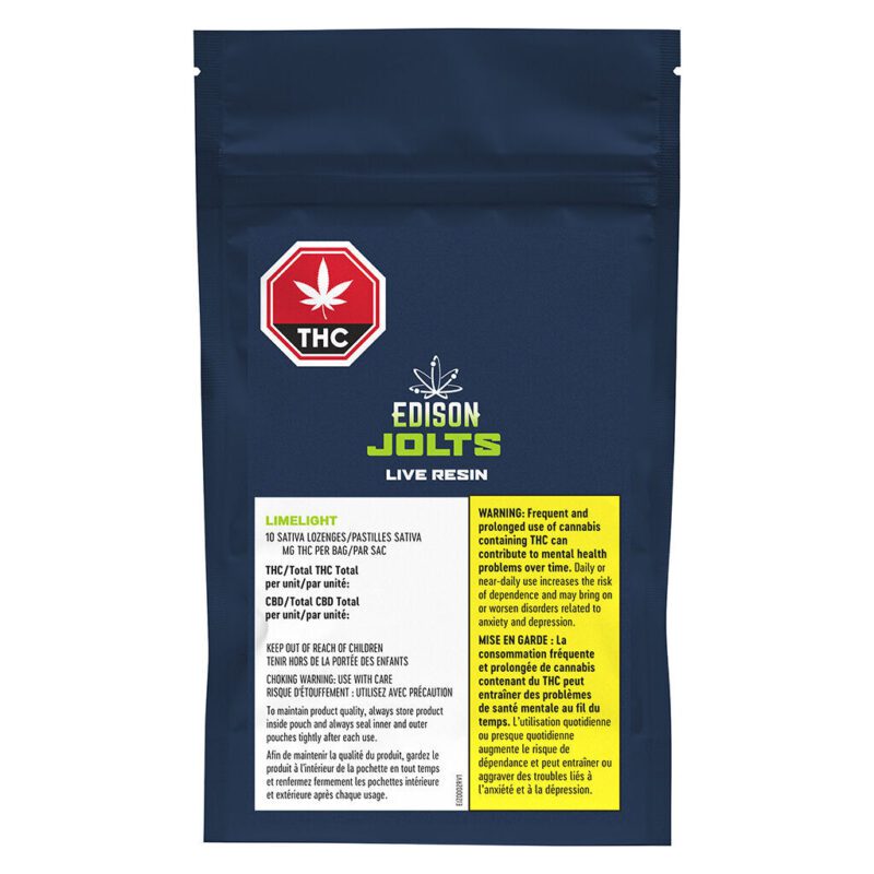 Limelight Live Resin Lozenges 10 Pack <br>Sativa <br>10mg per lozenger - Image 2