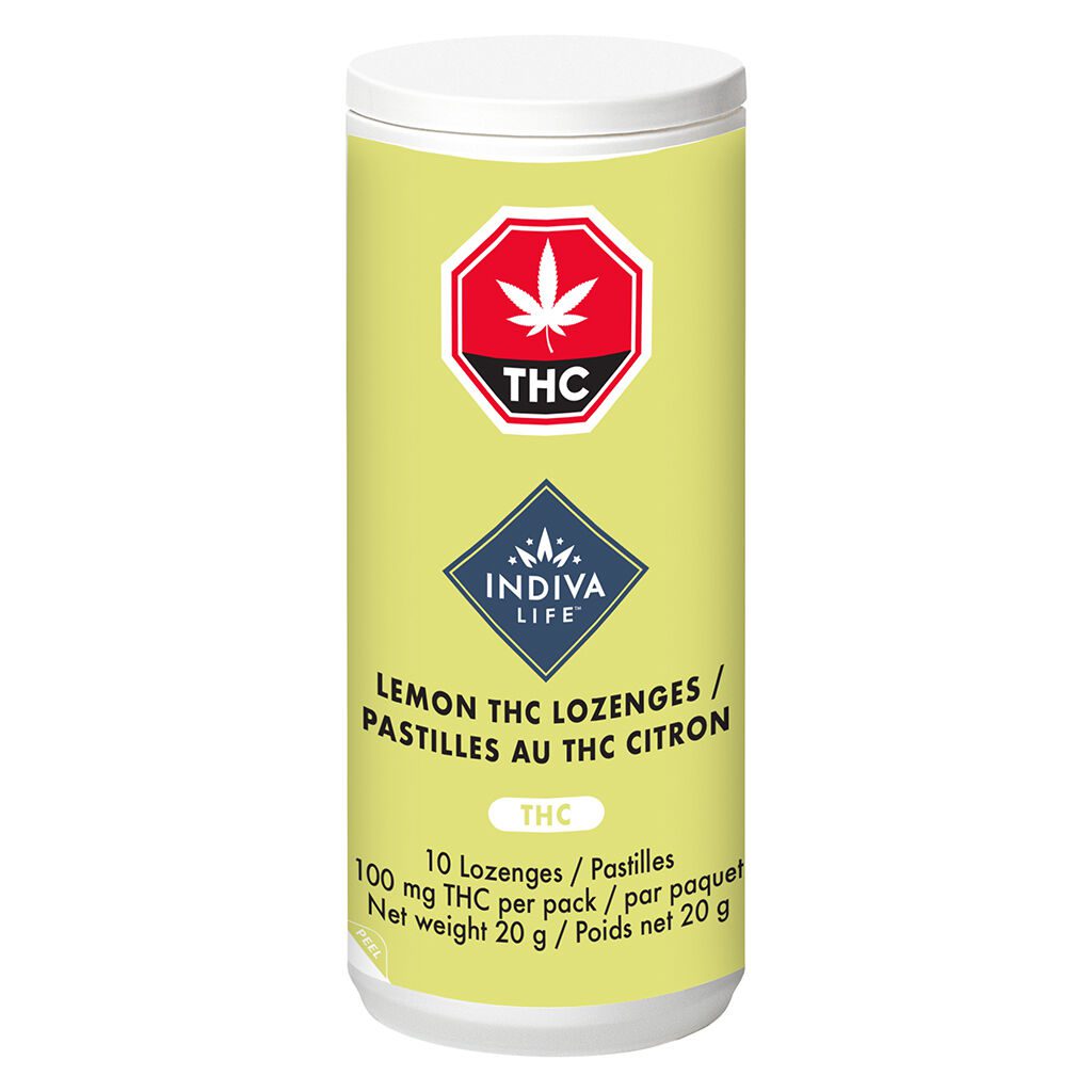 Lemon THC Lozenges 10 Pack <br>Hybrid <br>10mg per Lozenger - Image 2