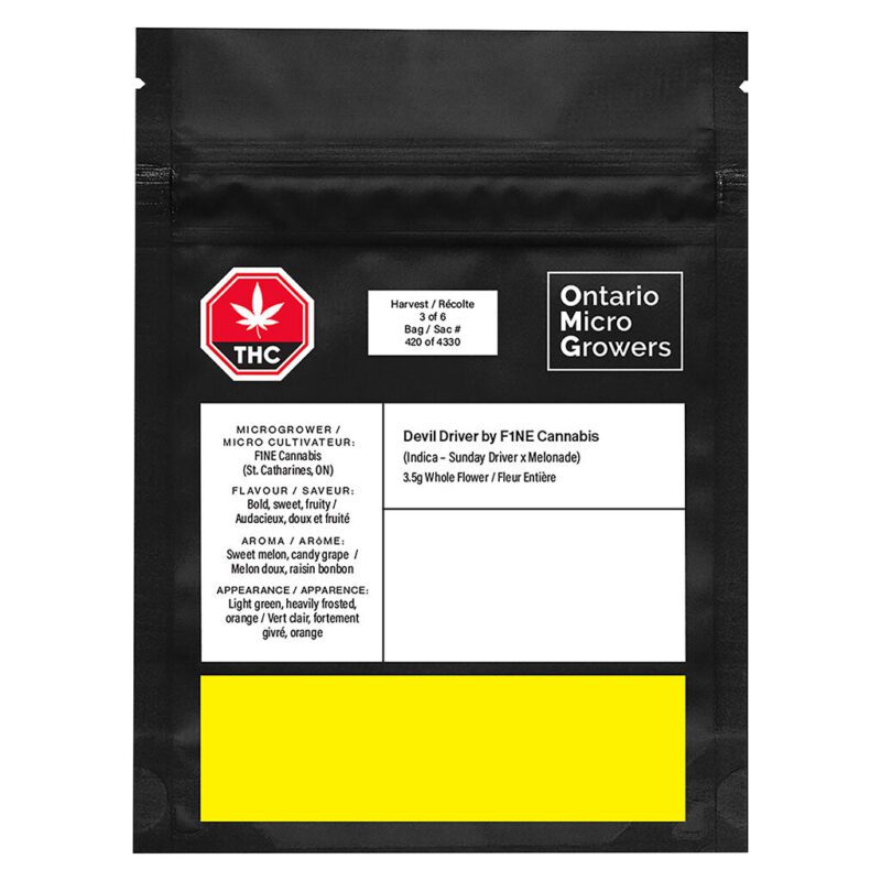 Devil Driver 3.5g <br>Indica <br>34.4% - Image 2