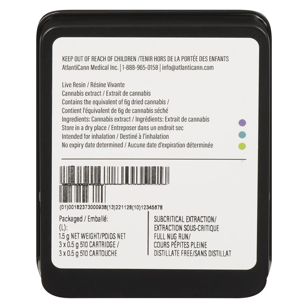 Live Resin Variety Pack 510 3x0.5g <br>Hybrid <br>29-79% - Image 3