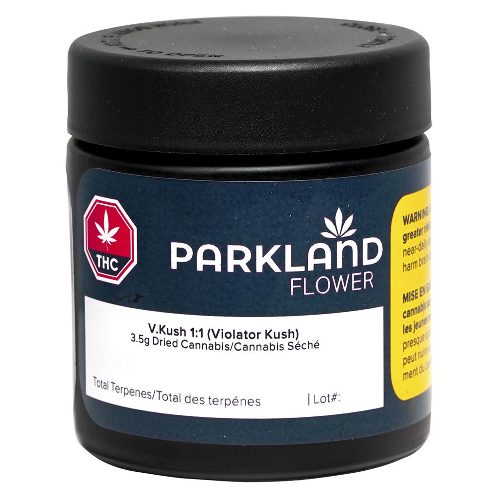 1:1 Violator Kush 3.5g <br>Indica <br>8.4% THC | 8.4% CBD - Image 2
