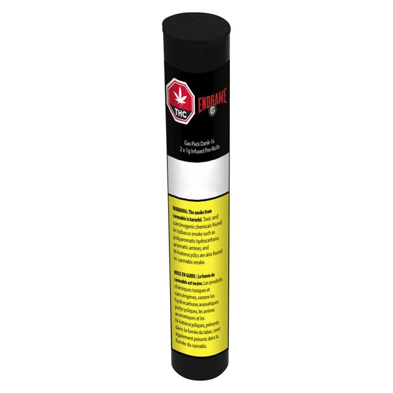 Dank-1s Distillate Infused Pre-Roll 2x1g <br>Indica <br>30.6% - Image 2