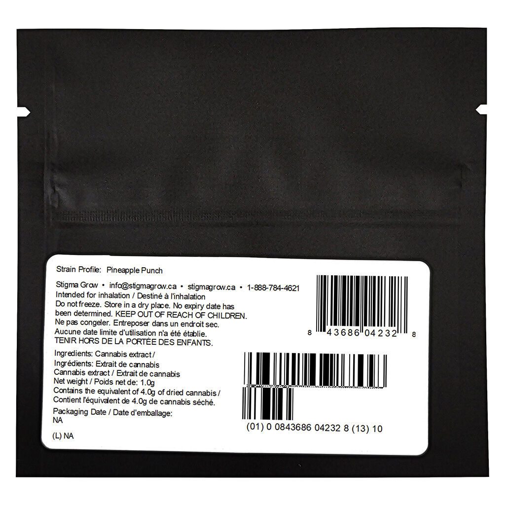 Pineapple Punch Live Resin 510 1g <br>Sativa <br>76.2% - Image 3