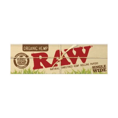 RAW Organic Unbleached Single Wide 1"