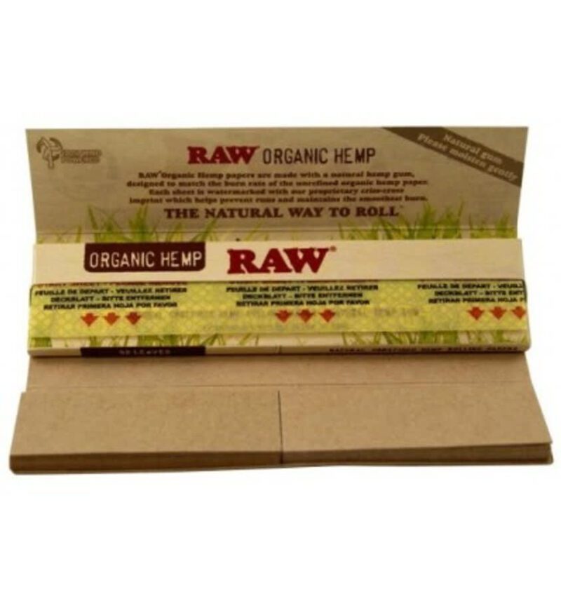 RAW Organic Unbleached Connoisseur 1.25" w/ Tips