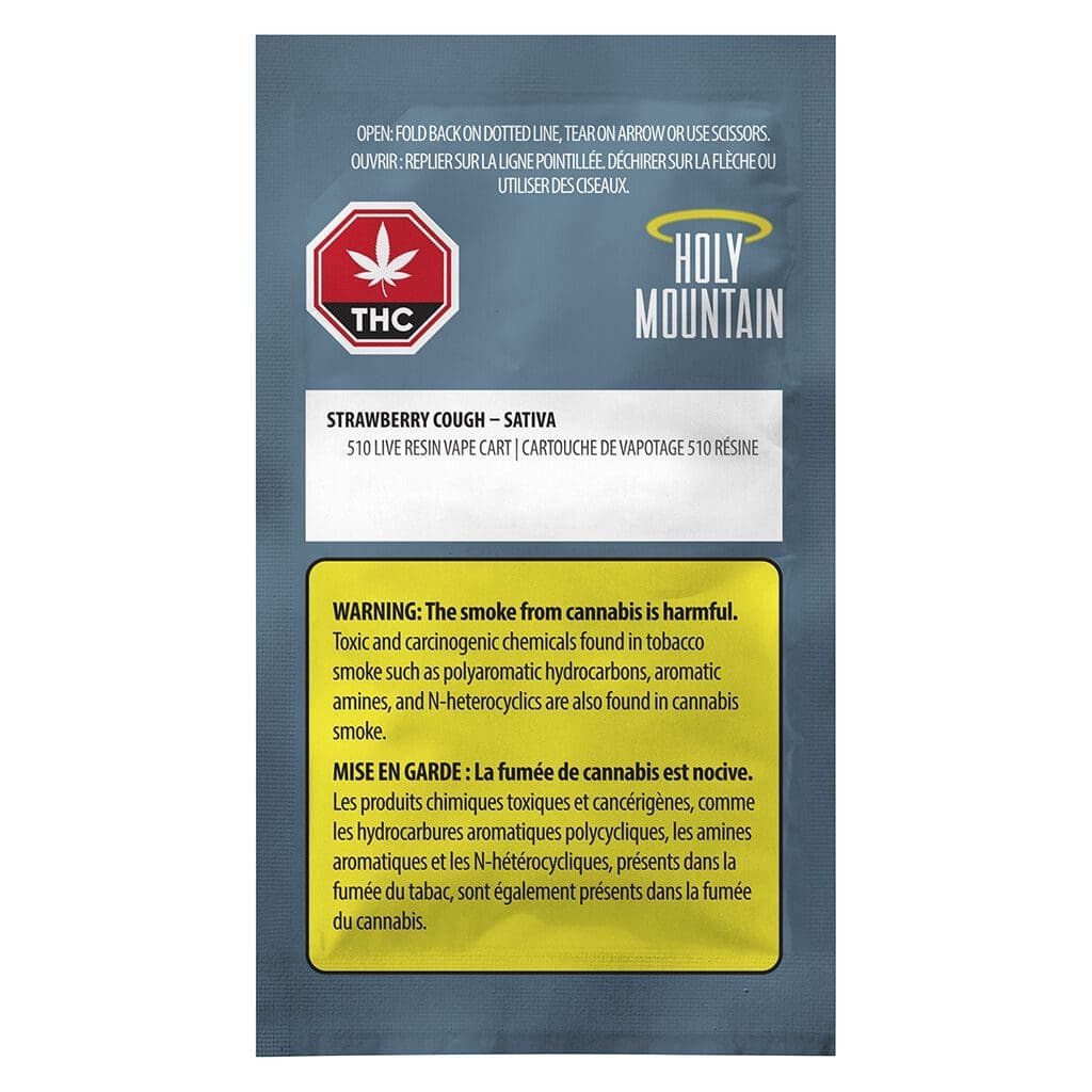 Strawberry Cough Pure Live Resin 510 <br>Sativa <br>75.1% - Image 2