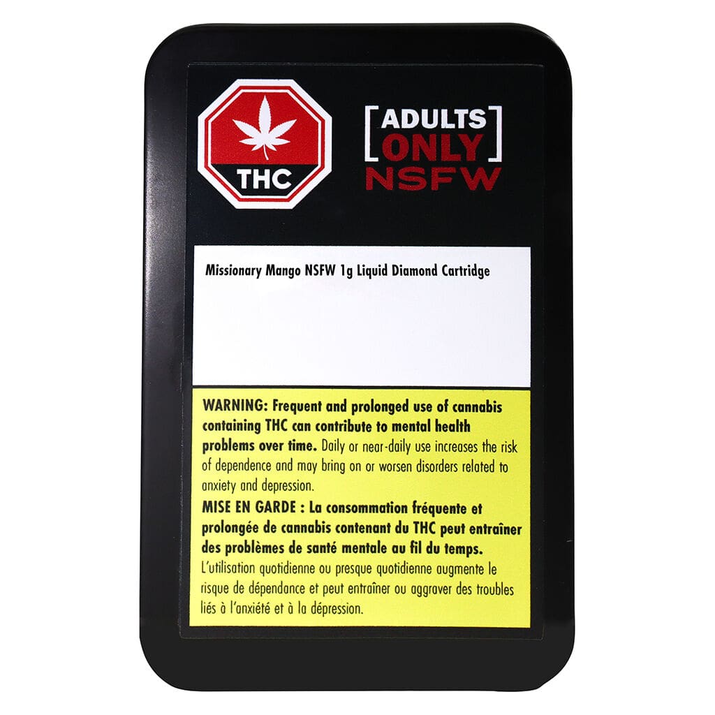 Missionary Mango NSFW Liquid Diamond 510 1g <br>Indica <br>96.4% - Image 2