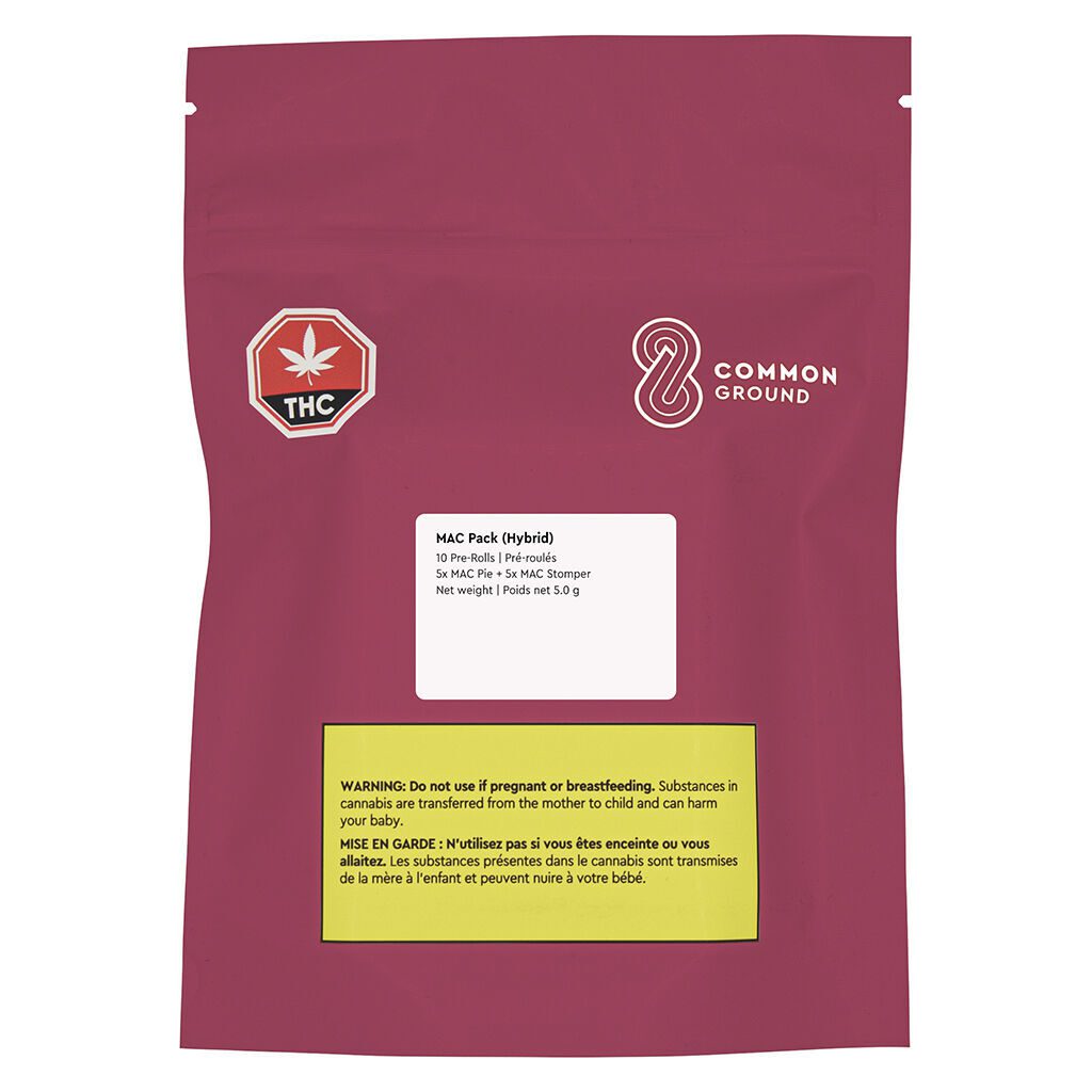 MAC Pack Pre-Rolls (5 x MAC Stomper | 5 MAC Pie) <br>Hybrid <br>25% - Image 2