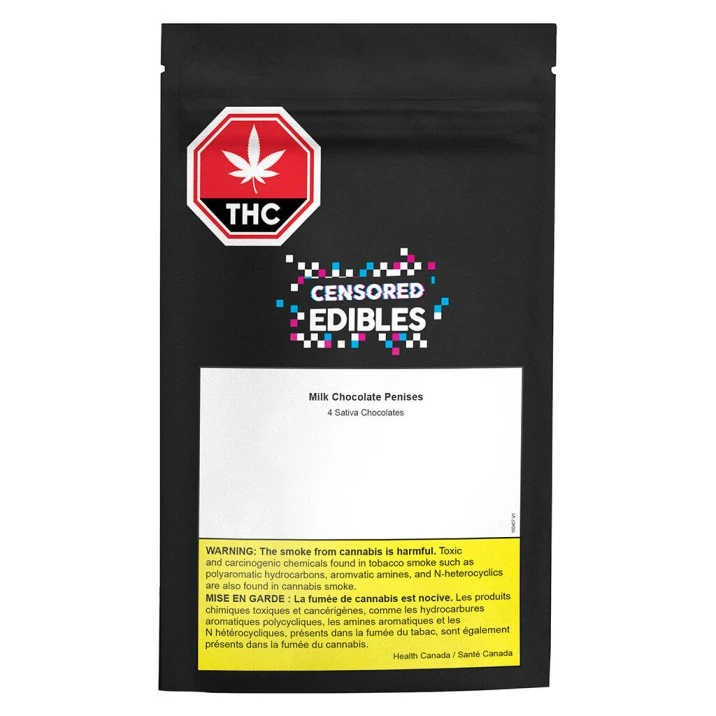 Milk Chocolate Penises 4 pcs 10mg THC