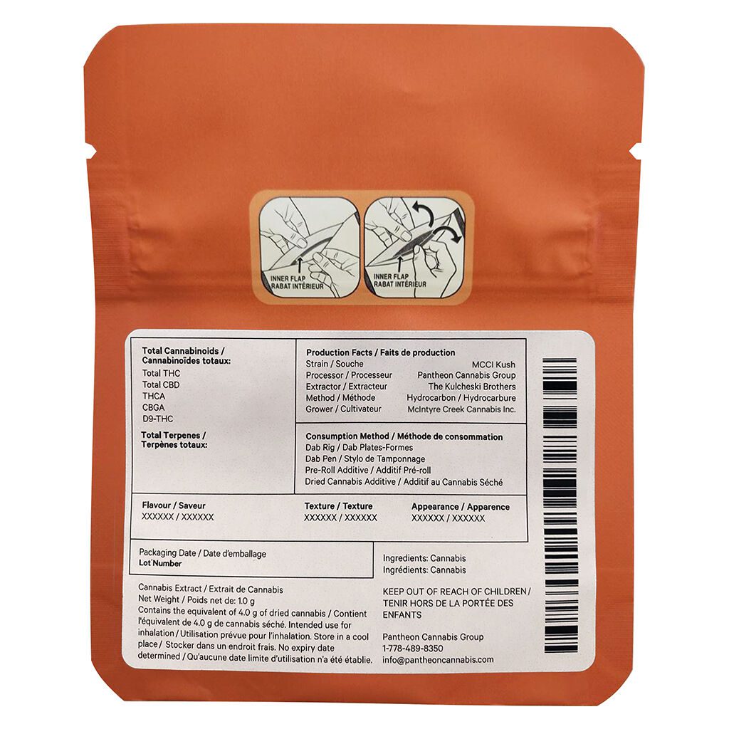 Diamonds THCa (MCCI Kush) 1g <br>Hybrid <br>86.5% - Image 4