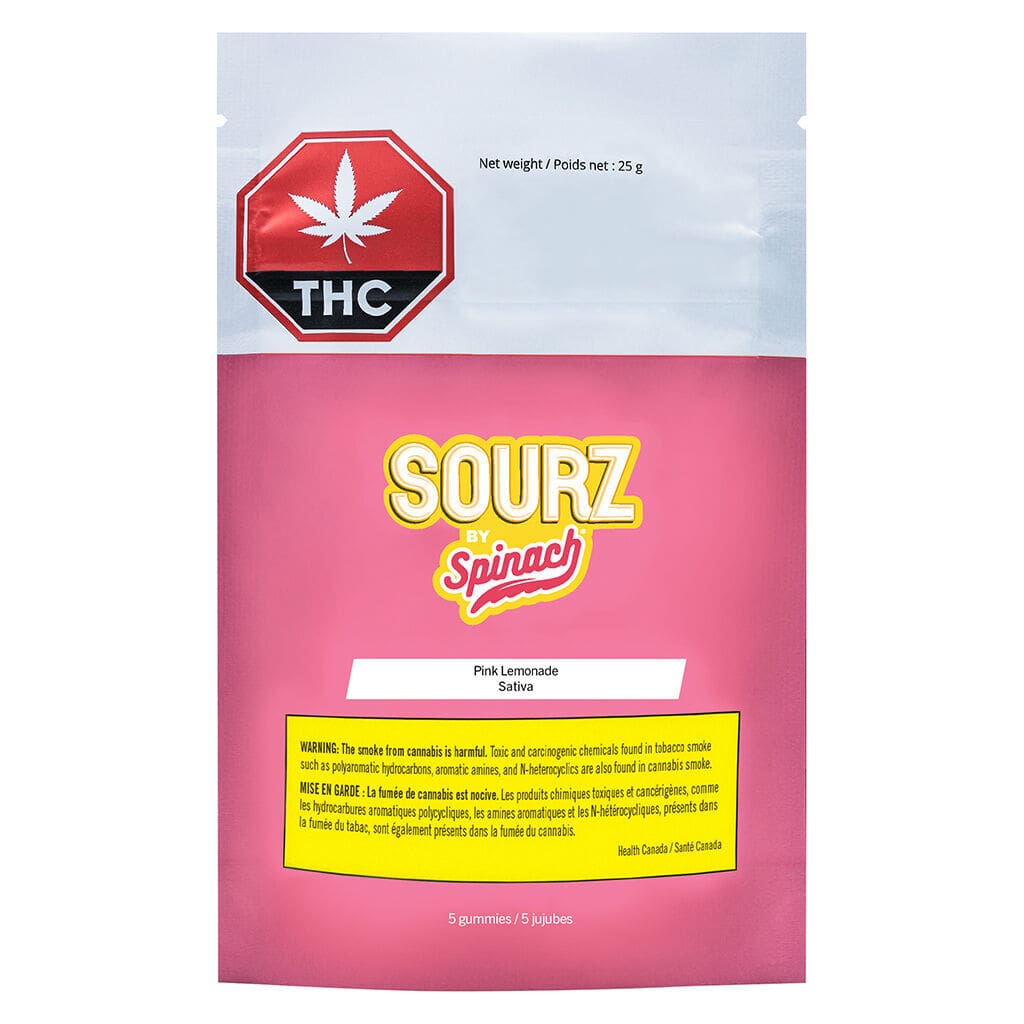 SOURZ Pink Lemonade Soft Chews 5 Pack - Image 2
