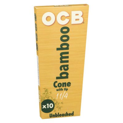 OCB Bamboo Cones 1 1/4<br>10 Pack