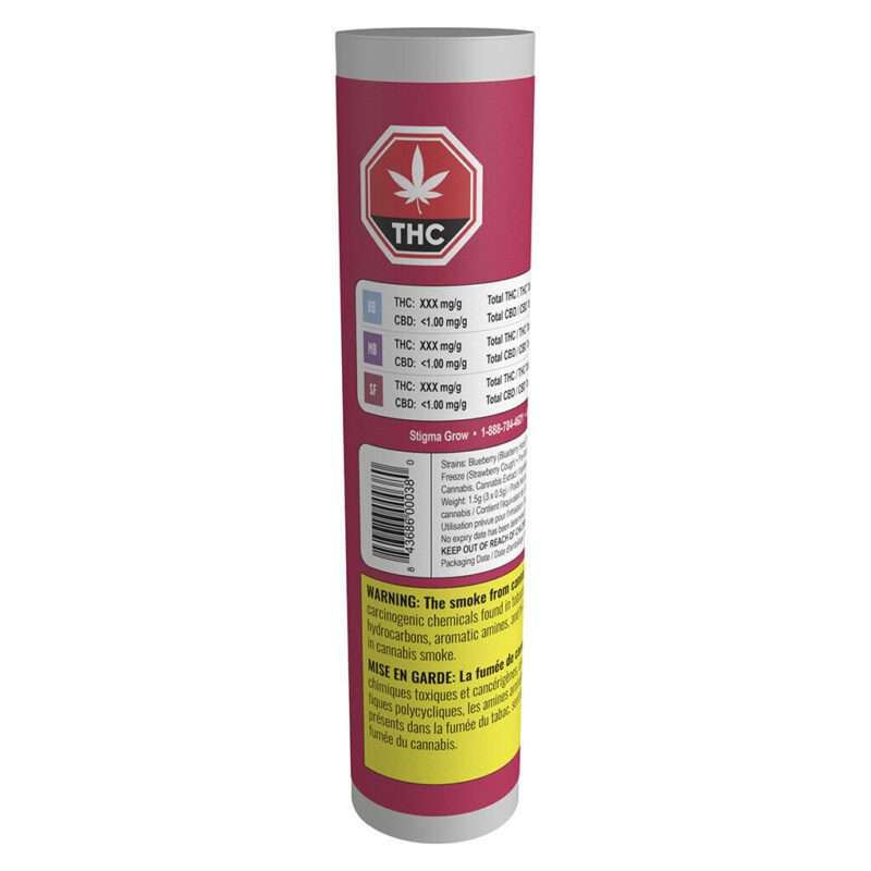Berry Special Resin Infused Pre-Rolls Variety 3 Pack <br>Hybrid <br>40-43%