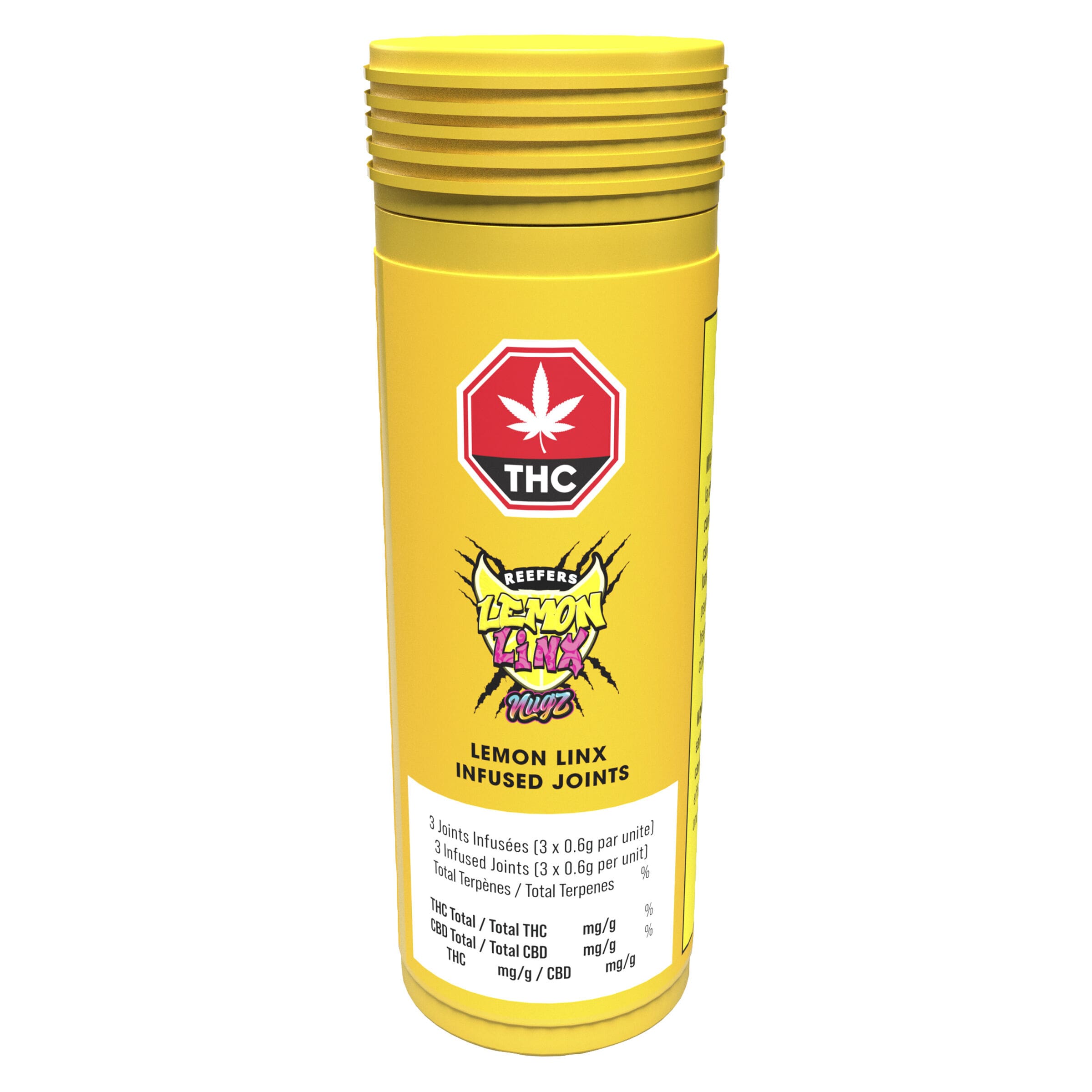 Lemon Linx Infused Pre-Rolls 3 Pack - Image 2