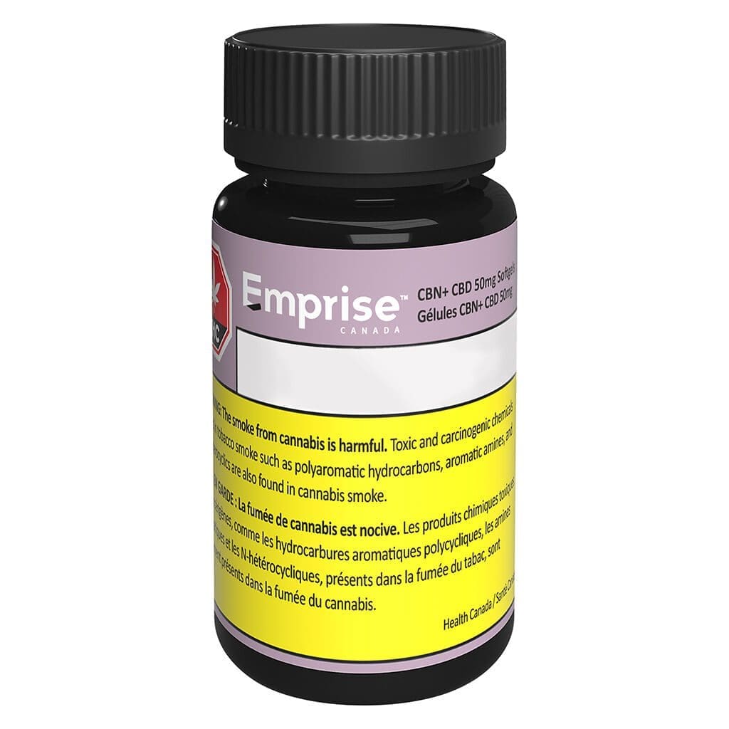 CBN+ CBD 50mg Softgels <br>30 Caps <br>10mg CBN | 50mg CBD - Image 2