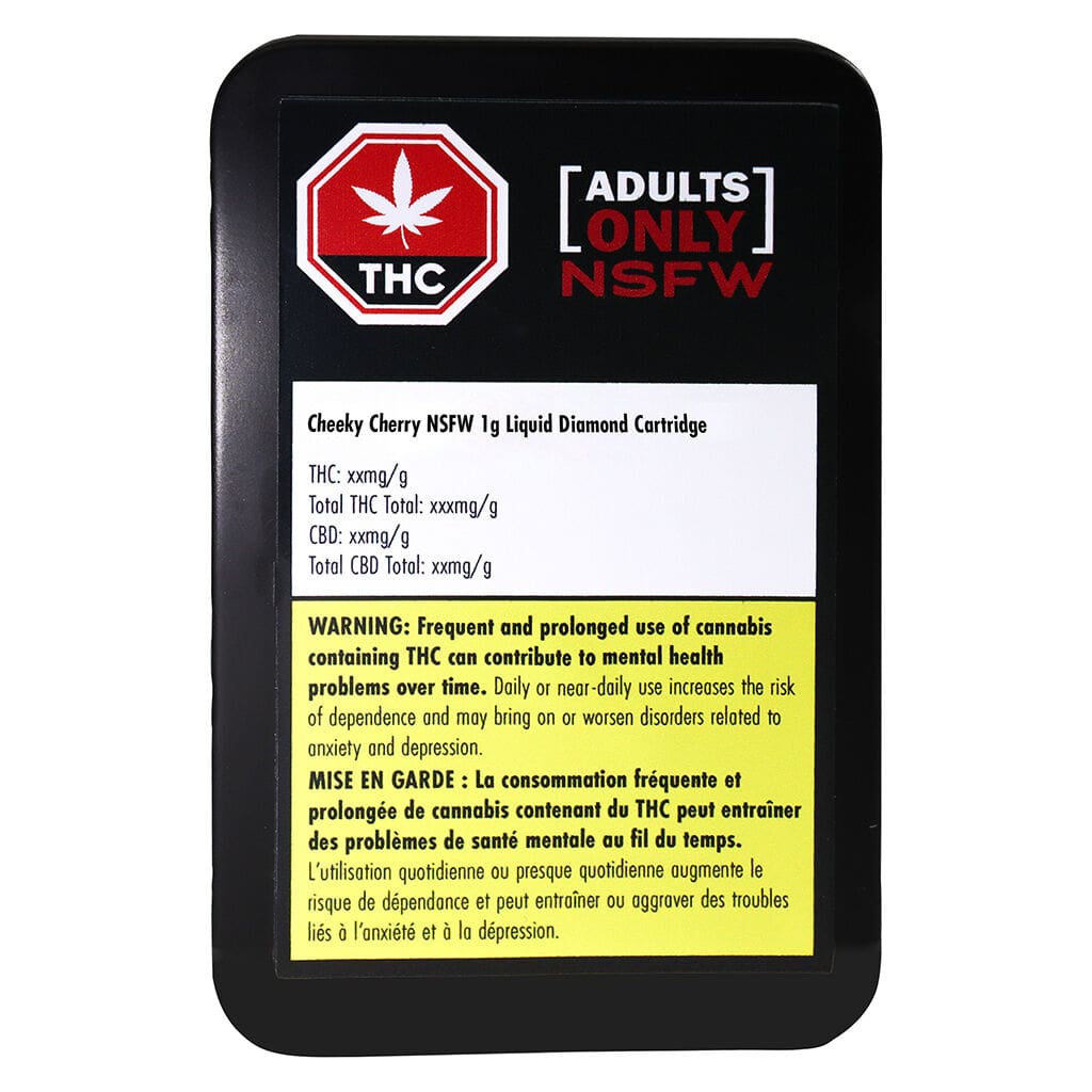Cheeky Cherry NSFW Liquid Diamond 510 1g <br>Sativa <br>96.7% - Image 2