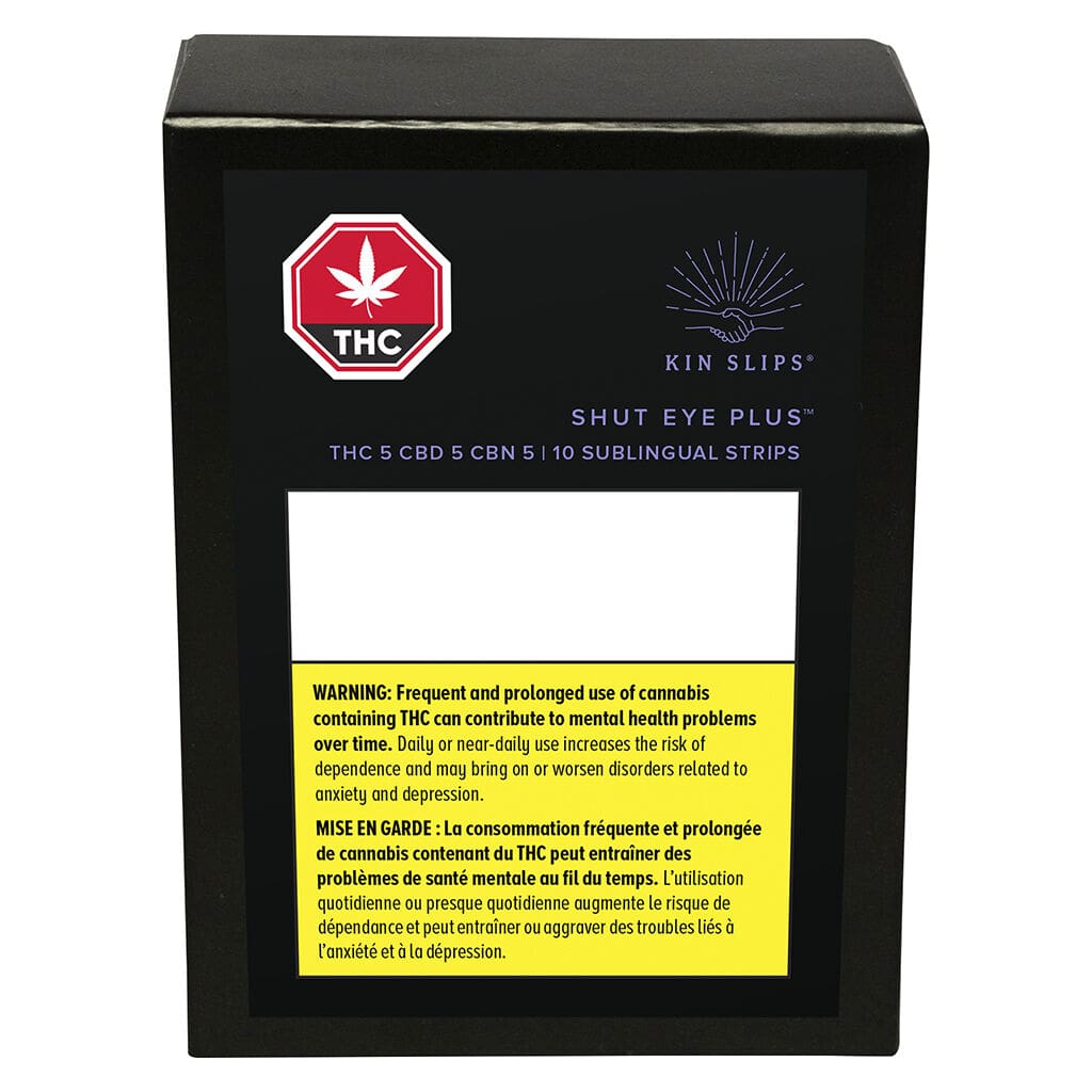 Shut Eye Plus Kin Slips <br>CBD <br>5mg THC <br>5mg CBN | 5mg CBD - Image 2