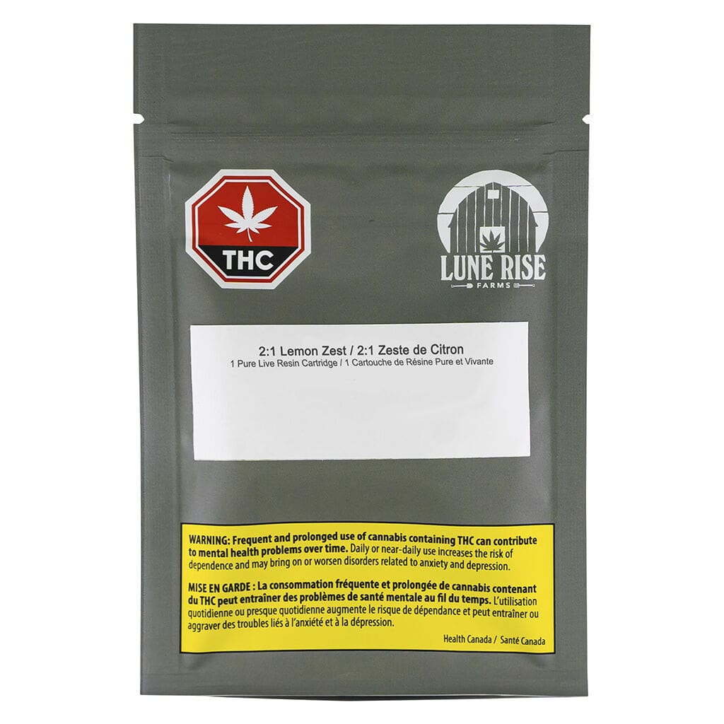 Lemon Zest Live Resin 2:1 510 1g <br>CBD <br>30.7% THC | 45.7% CBD <br>6.43% Terps - Image 2