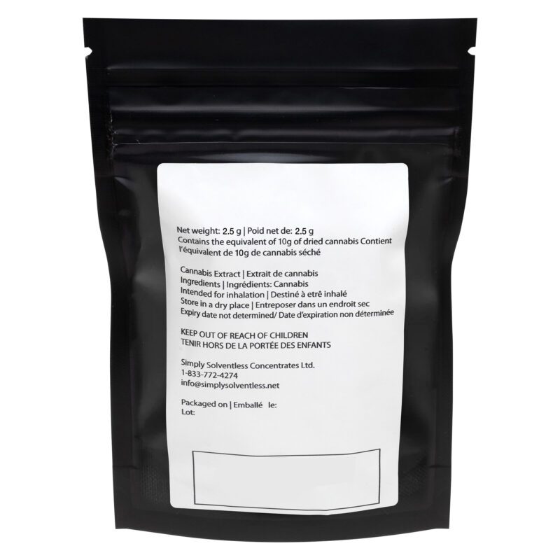 Dab Light Baller Jar Okanagan Sugar Live Rosin 2.5g <br>Indica <br>THC 31.6% | CBD 56.3% <br>3.7% Terps