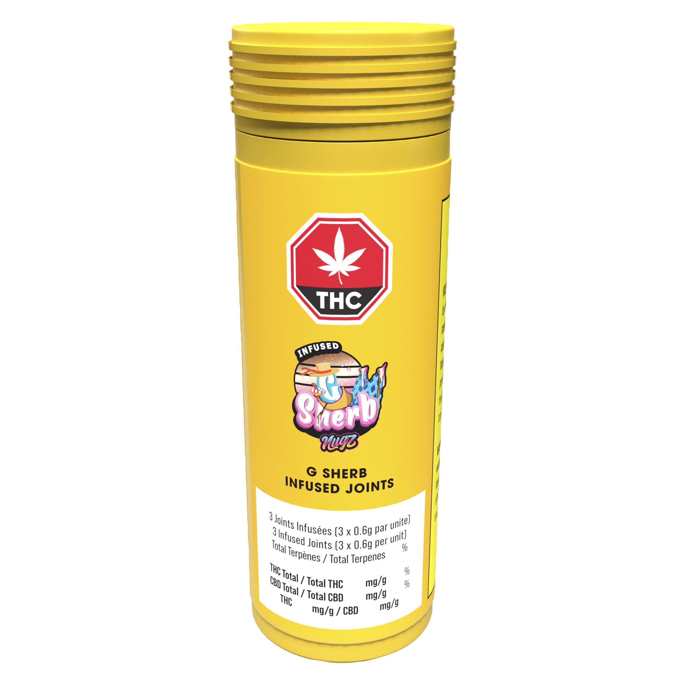 G Sherb Infused Joints 3 Pack <br>Hybrid <br>34% - Image 2
