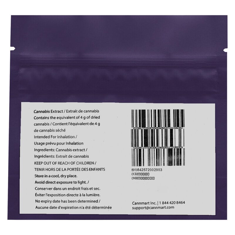 Purple Dream Sugar Wax 1g <br>Hybrid <br>79.7% | 5.16% Terps