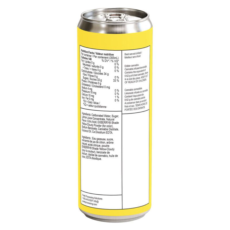 Ray's Pineapple Lemonade <br>355ml <br>10mg - Image 2