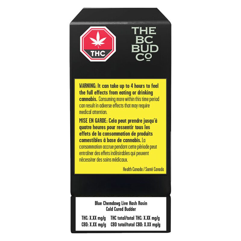 Blue Chemdawg Live Hash Rosin Cold Cured Budder 1g <br>Indica <br>67%