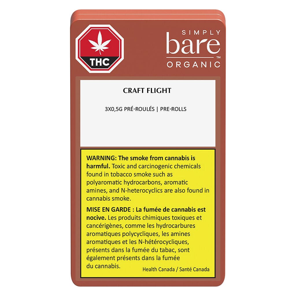 Craft Flight Pre-Rolls 3 Pack <br>Hybrid <br>PD 27.9% | FL 27.2% | SR 27.7% - Image 2