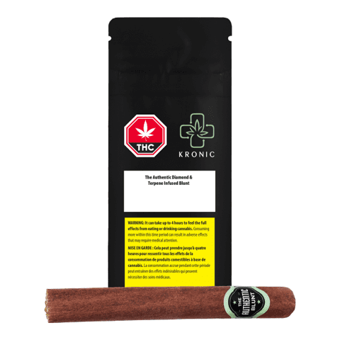 The Authentic (Rntz Muffin) Diamond & Terpene Infused Blunt - Single <br>Hybrid <br>30.9%