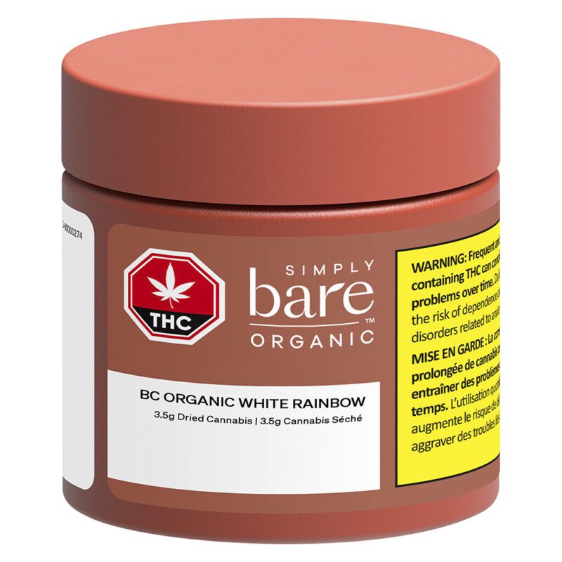 BC Organic White Rainbow 3.5g <br>Indica <br>25.8% | 2.58% Terps