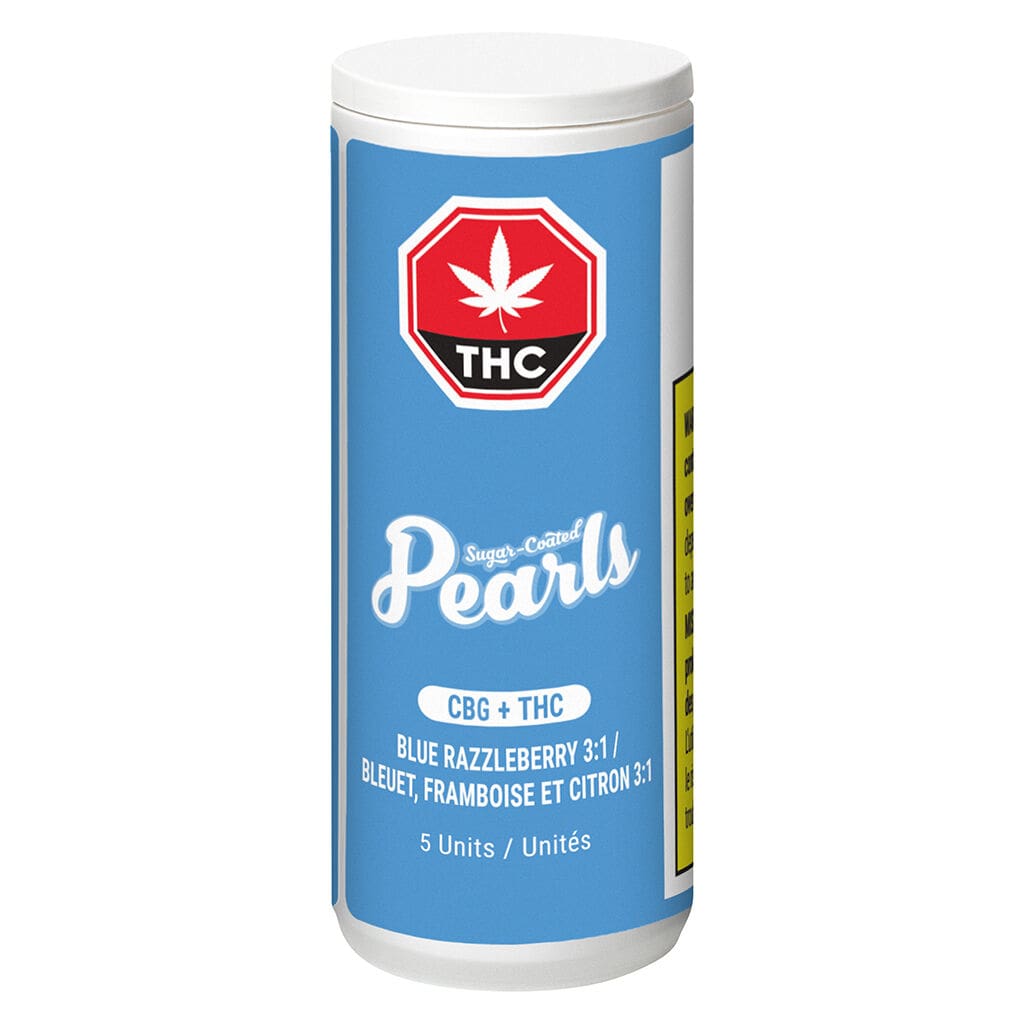 Pearls Blue Razzleberry 3:1 CBG/THC Soft Chews 5 Pack - Image 2