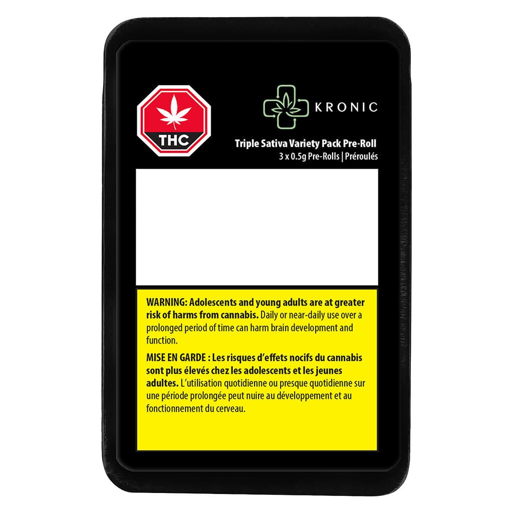 Triple Sativa Variety Pack Pre-Rolls 3 Pack <br>Sativa <br>C9: 27.4% | C: 30.4% | O: 29.7% - Image 2