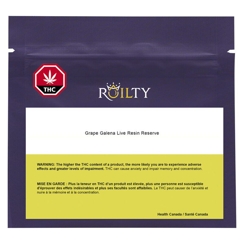 Grape Galena Live Resin Reserve 1g <br>Indica <br>68.8% | 11.15% Terps