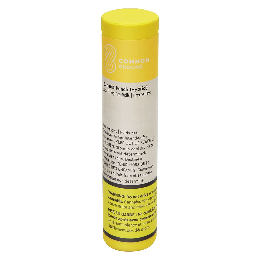Banana Punch Pre-Rolls 5 Pack <br>Indica <br>22.1% - Image 2
