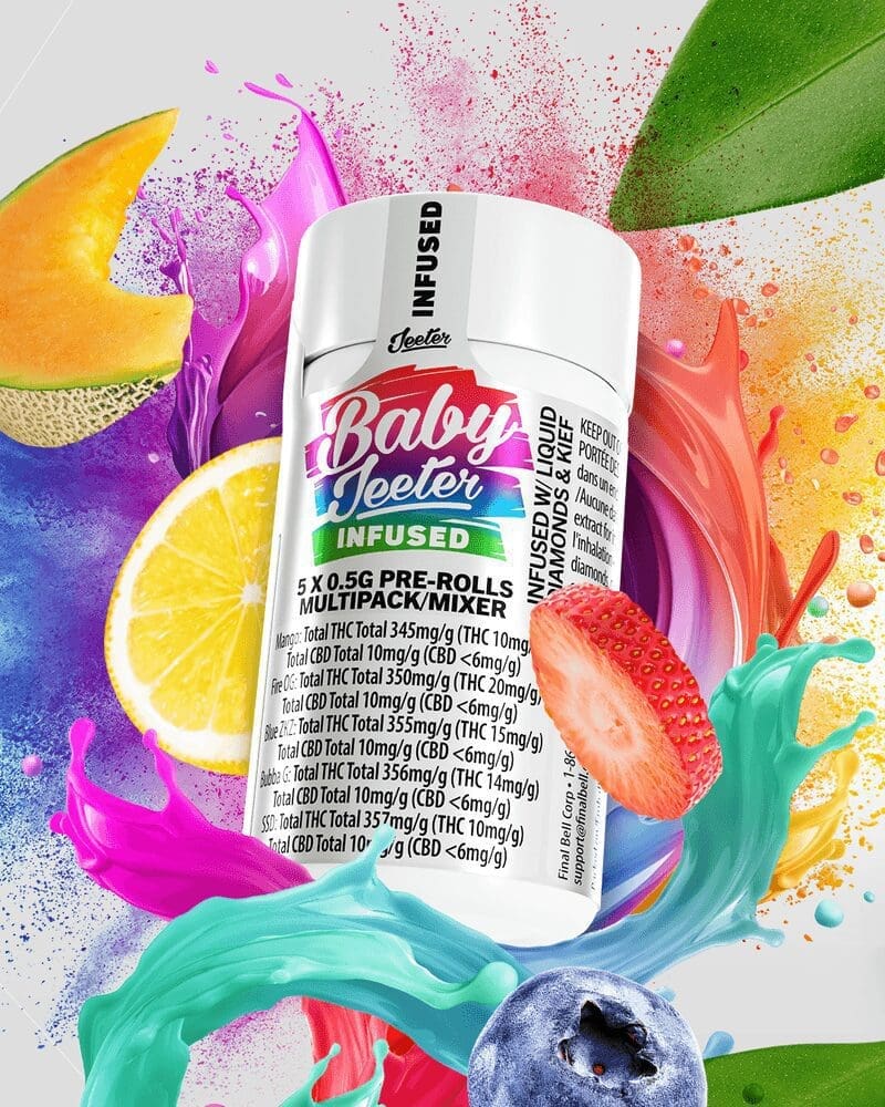 Baby Jeeter Infused Multi-Pack Pre-Rolls 5 Pack - Image 4