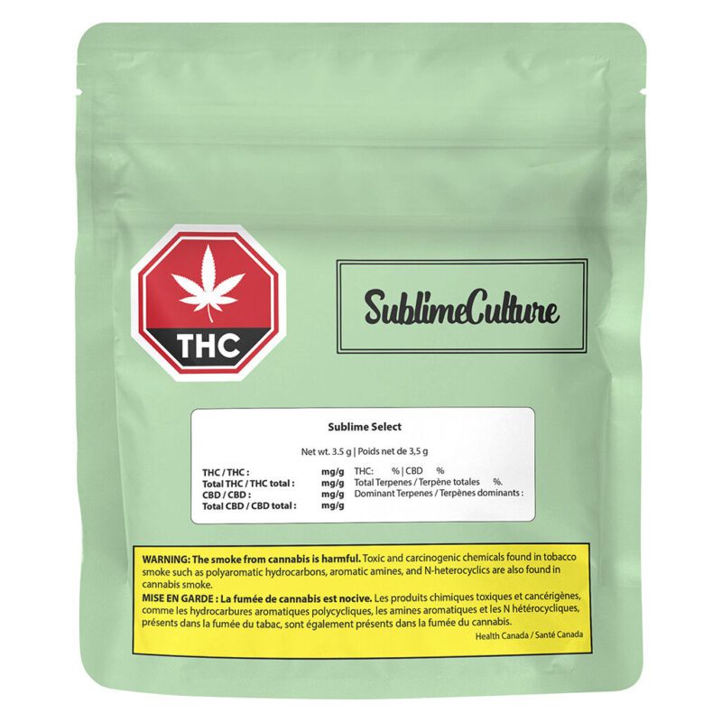 Sublime Select (Singapour Sling) 3.5 g Hybride 27.2% | 3.3% Terps