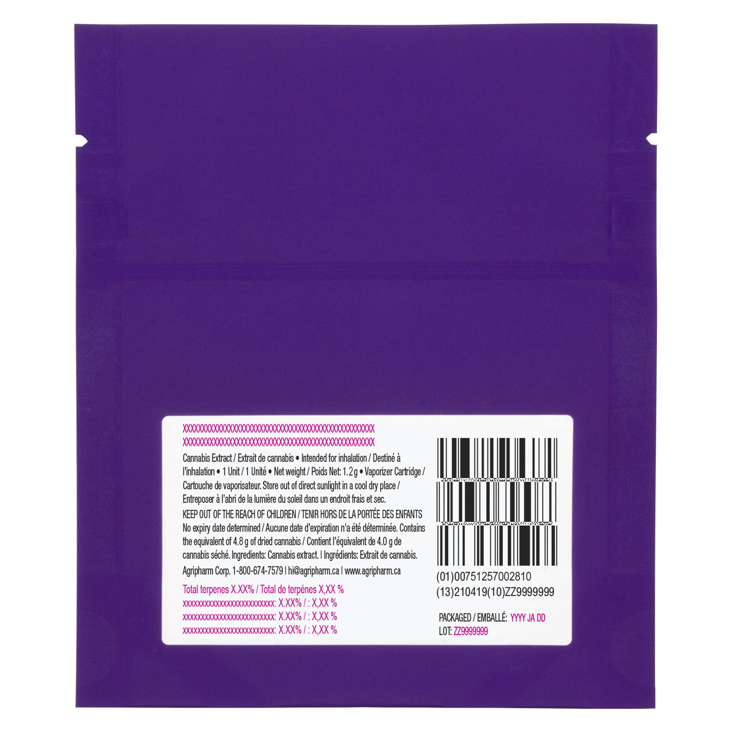 Indica XL (Watermelon Whiff) 510 1.2g <br>Indica <br>83.3% - Image 3
