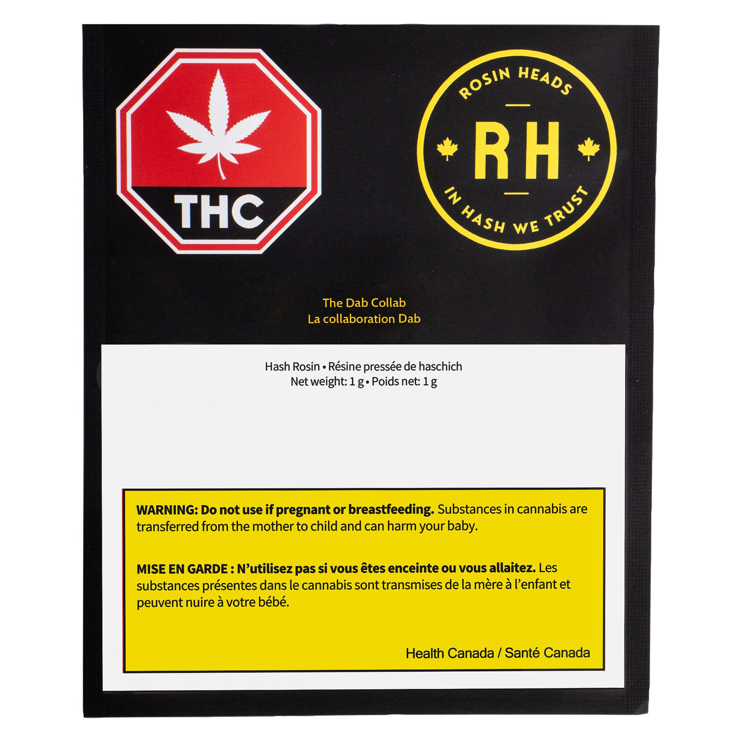 The Dab Collab Rosin (Space Panda) 1g <br>Hybrid <br>70.3% THC <br>3.90% CBG | 2.65% CBC <br>8.80% Terps - Image 2