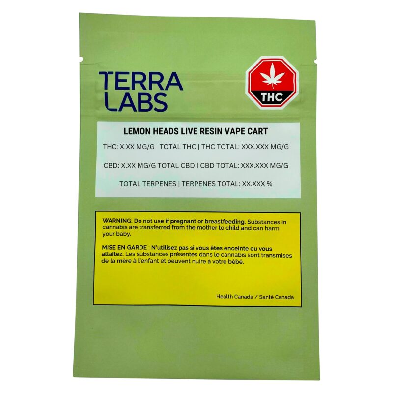 Lemon Heads Pure Live Resin 510 1g <br>Sativa <br>79.8% | 8.74% Terps