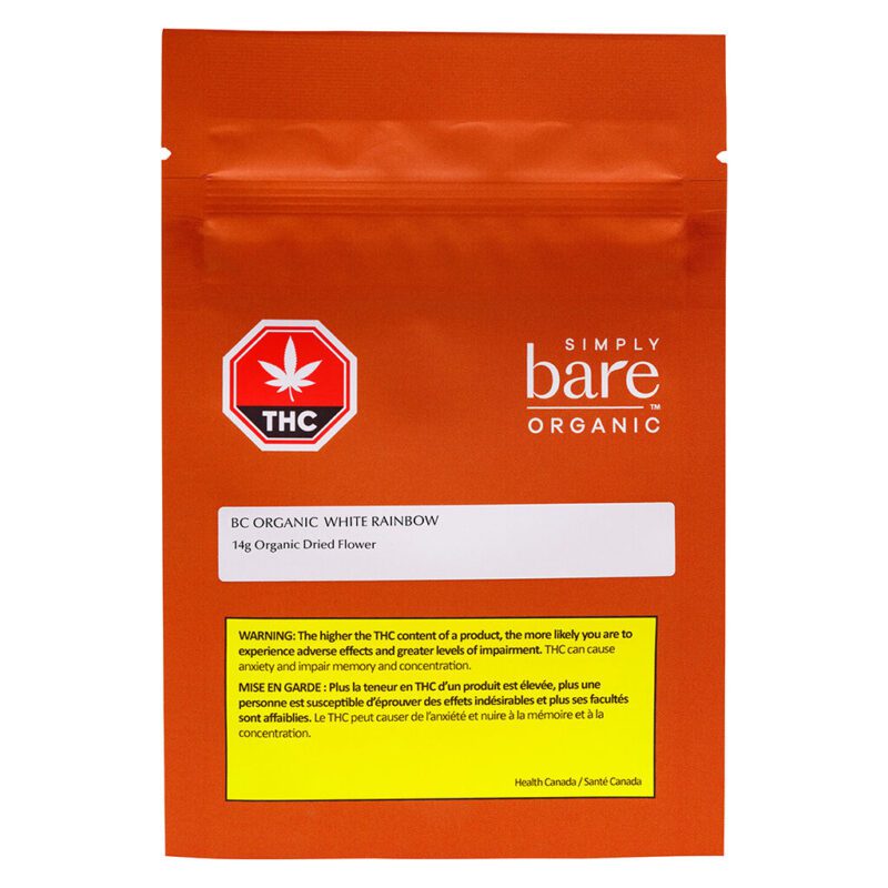 BC Organic White Rainbow 14g <br>Indica <br>27.7% | 2.06% Terps