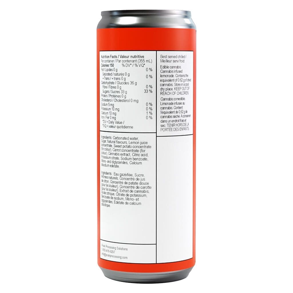 Ray's Tiger's Blood Lemonade<br> 355ml <br>10mg THC - Image 2