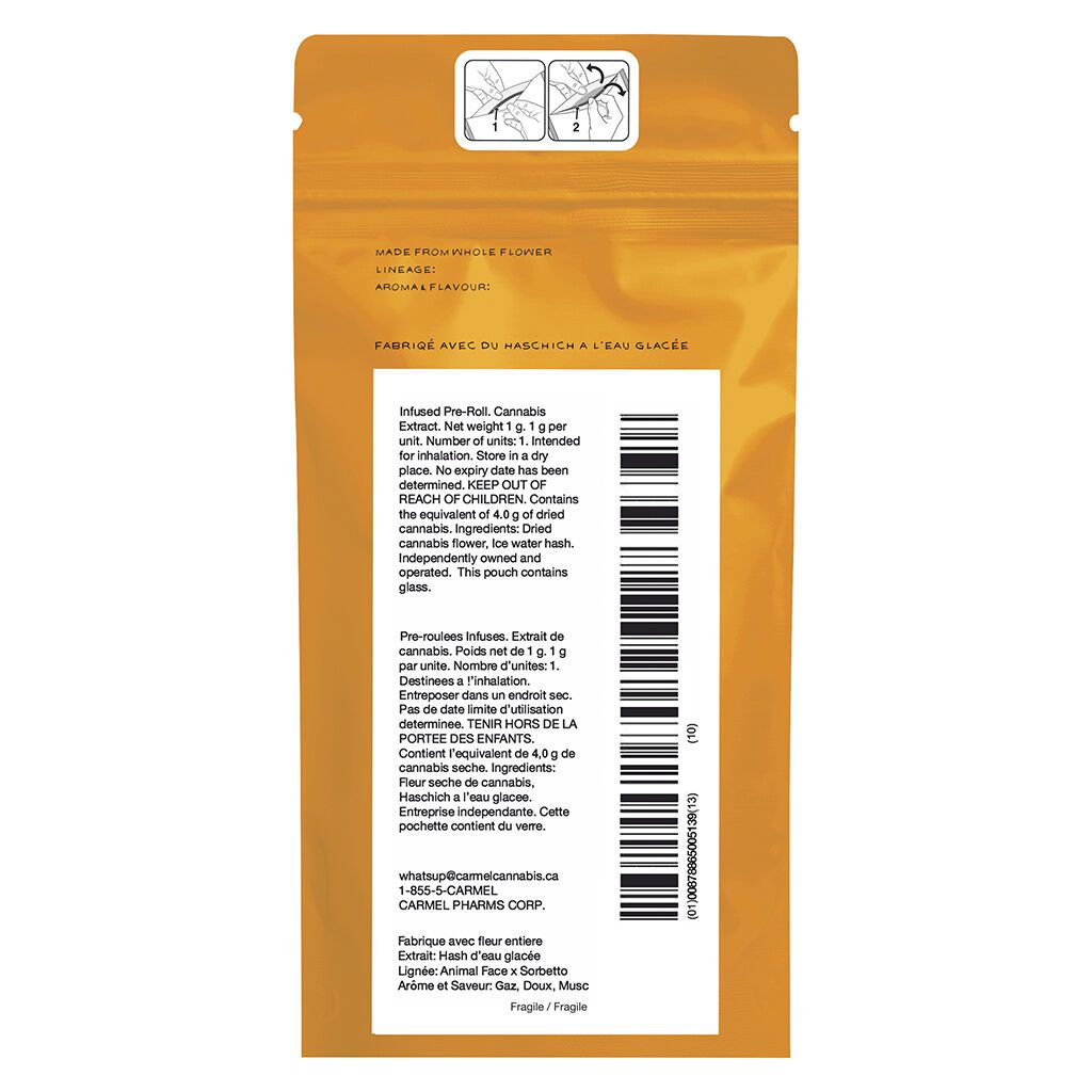 Flamingo Solventless Infused Pre-Roll - Single <br>Hybrid <br>33.6% - Image 3