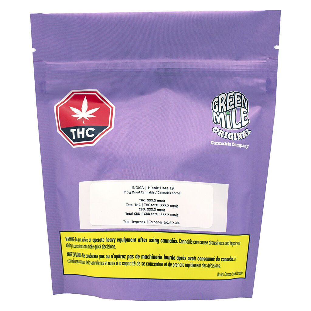 Indica (Hippie Haze 19) 7g <br>Indica <br>25.3% | 1.6% Terps - Image 2