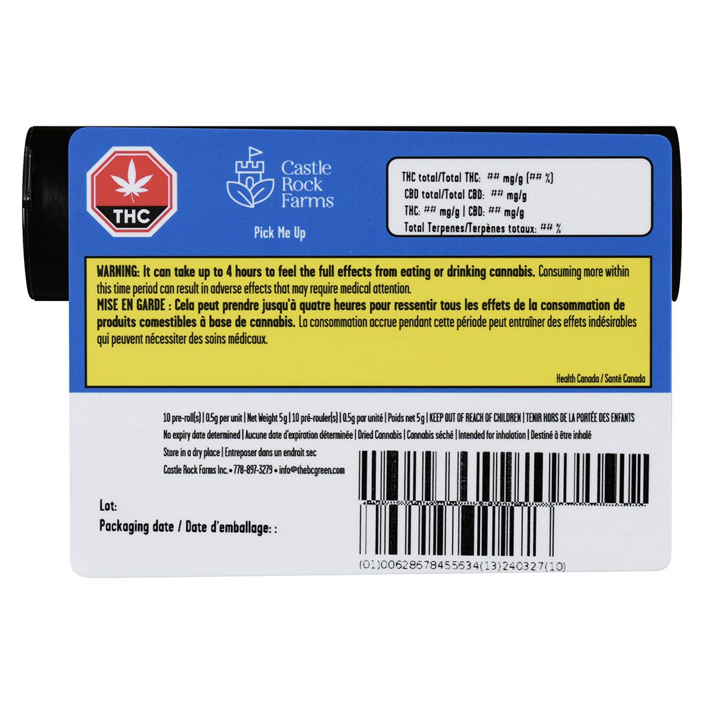 Pick Me Up Pre-Rolls 10 Pack <br>Sativa <br>31.0% | 3.0% Terps - Image 3