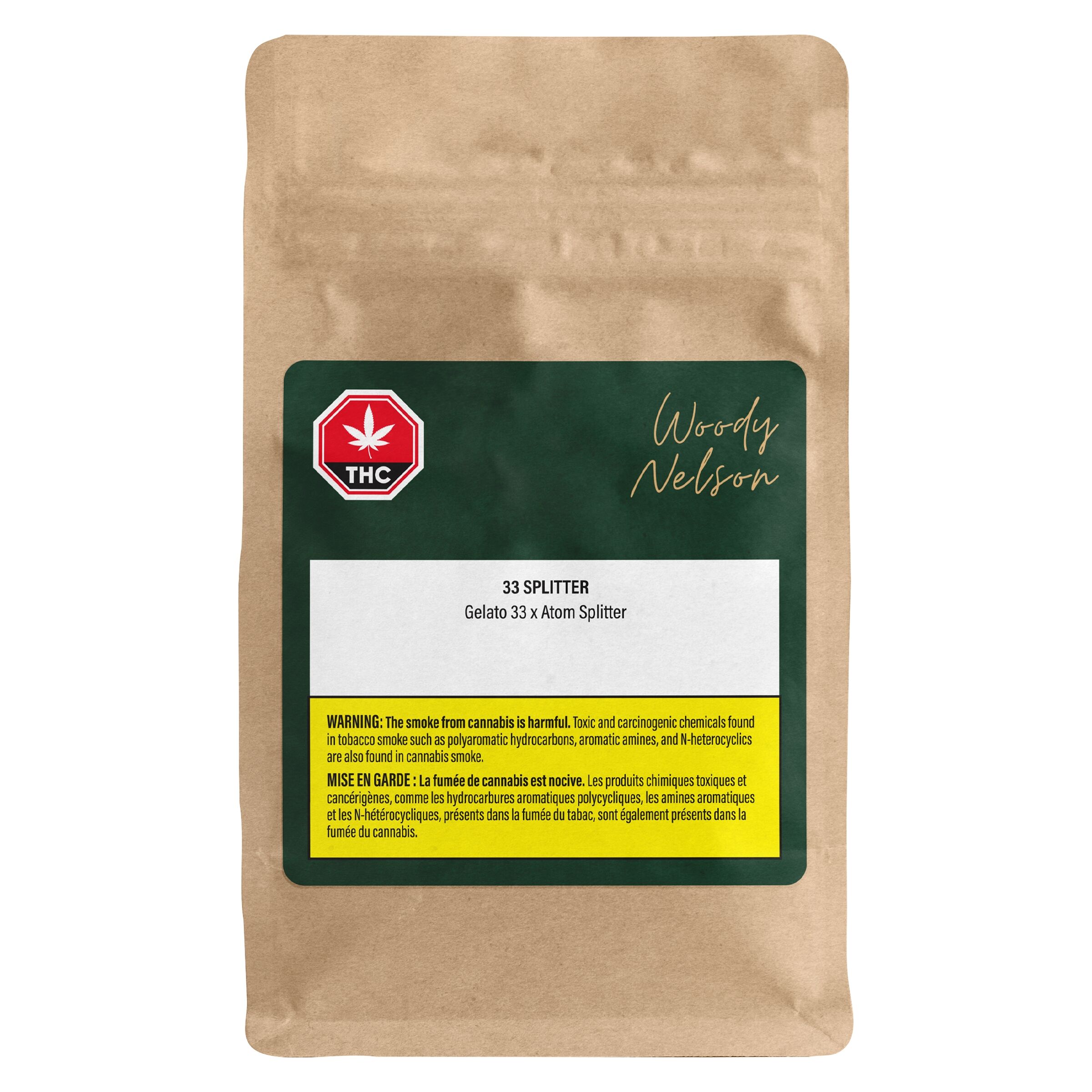 33 Splitter Craft Flower 3.5g <br>Indica <br>27.5% | 3.65% Terps - Image 2