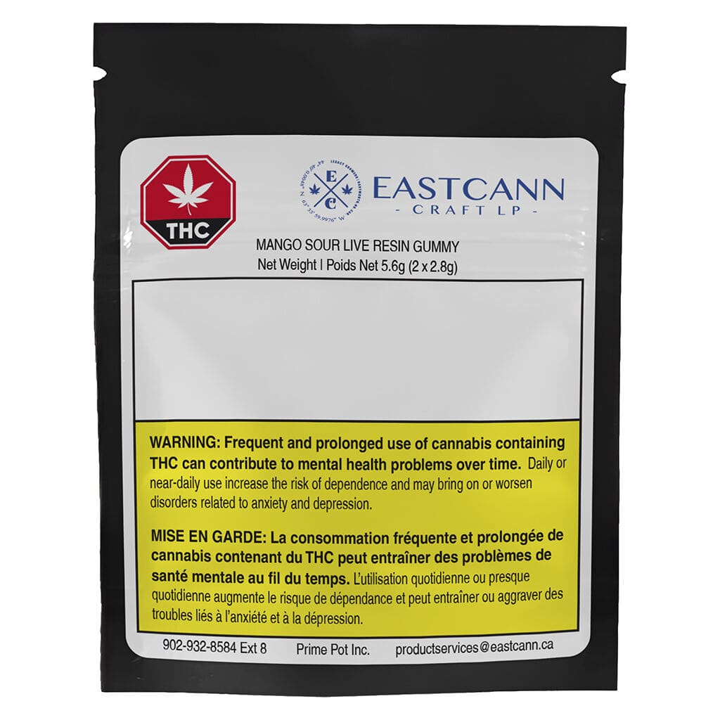 Mango Sour Live Resin Soft Chews <br>2 Pack <br>10mg THC - Image 2