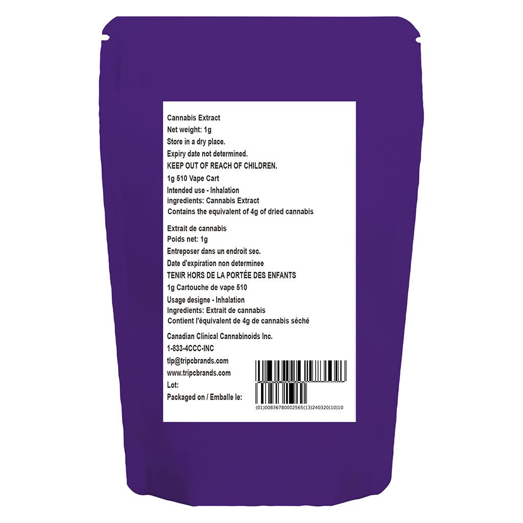 Venom OG Live Resin Cart 510 1g <br>Indica <br>88.2% | 5.69% Terps - Image 3