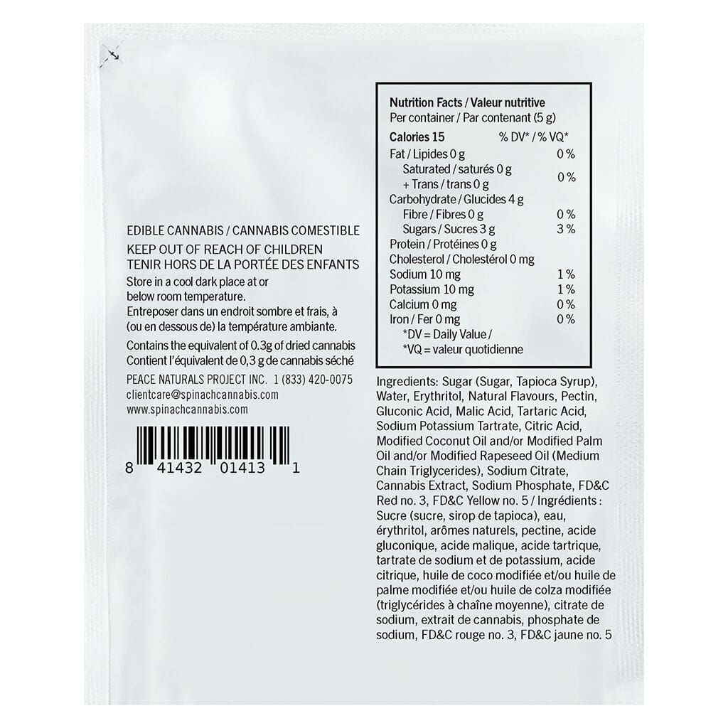 SOURZ Fully Blasted Pink Lemonade Gummy 1 Pack<br>Sativa <br> 10mg - Image 3
